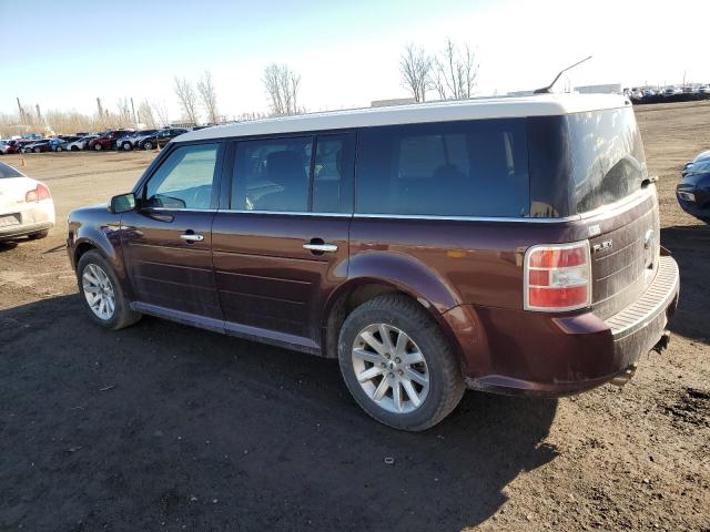 2FMHK6CC9ABA89939 - 2010 FORD FLEX SEL MAROON photo 2