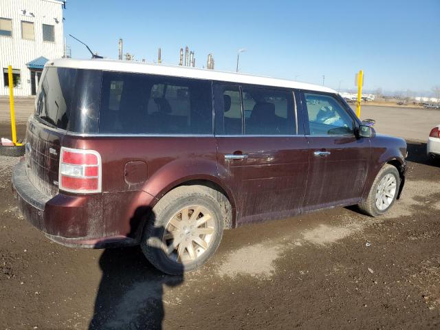 2FMHK6CC9ABA89939 - 2010 FORD FLEX SEL MAROON photo 3