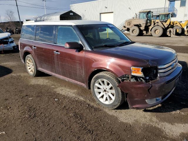 2FMHK6CC9ABA89939 - 2010 FORD FLEX SEL MAROON photo 4