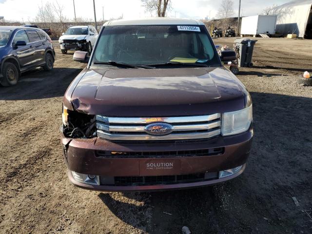 2FMHK6CC9ABA89939 - 2010 FORD FLEX SEL MAROON photo 5