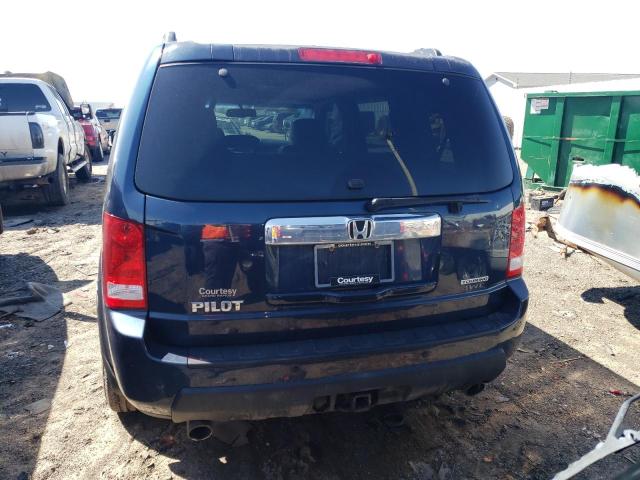 5FNYF48899B018823 - 2009 HONDA PILOT TOURING BLUE photo 6