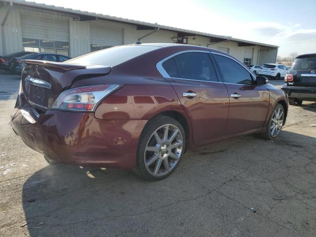 1N4AA5AP8CC817736 - 2012 NISSAN MAXIMA S BURGUNDY photo 3