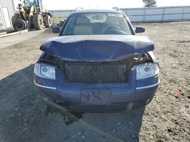 WVWWH63B82E055112 - 2002 VOLKSWAGEN PASSAT GLX Mavi foto 5