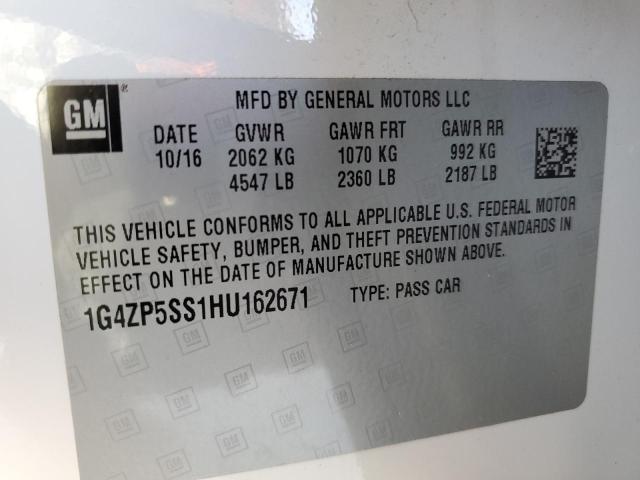 1G4ZP5SS1HU162671 - 2017 BUICK LACROSSE ESSENCE Ağ foto 12