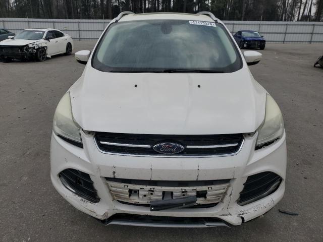 1FMCU9J9XEUA95021 - 2014 FORD ESCAPE TITANIUM WHITE photo 5