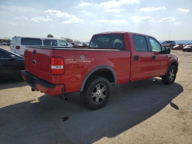 1FTPW145X8FB93713 - 2008 FORD F150 SUPERCREW RED photo 3