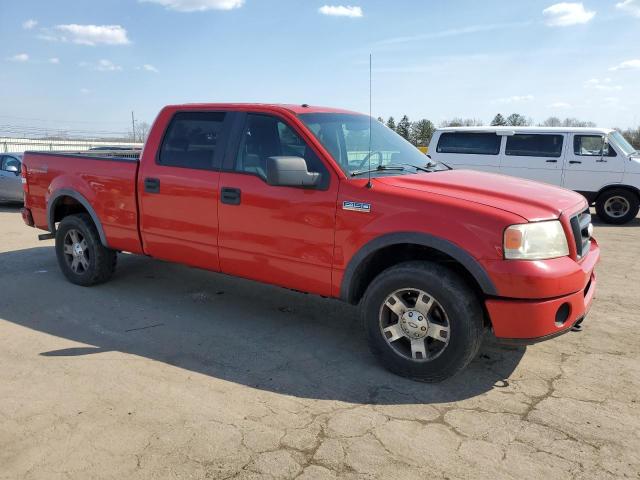 1FTPW145X8FB93713 - 2008 FORD F150 SUPERCREW RED photo 4