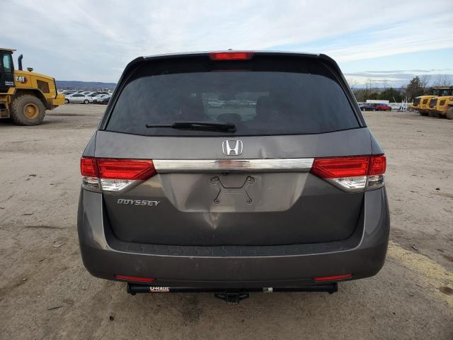 5FNRL5H60FB069513 - 2015 HONDA ODYSSEY EXL GRAY photo 6