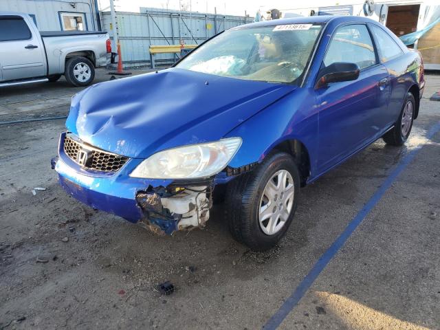 1HGEM22154L039524 - 2004 HONDA CIVIC DX VP BLUE photo 1