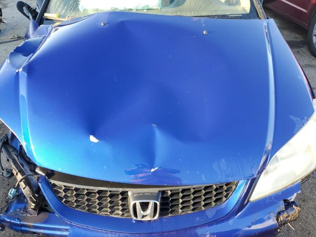 1HGEM22154L039524 - 2004 HONDA CIVIC DX VP BLUE photo 11