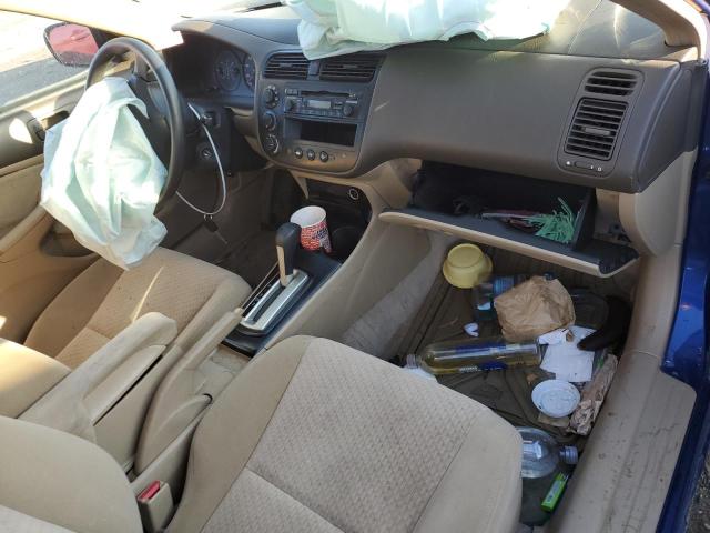 1HGEM22154L039524 - 2004 HONDA CIVIC DX VP BLUE photo 8