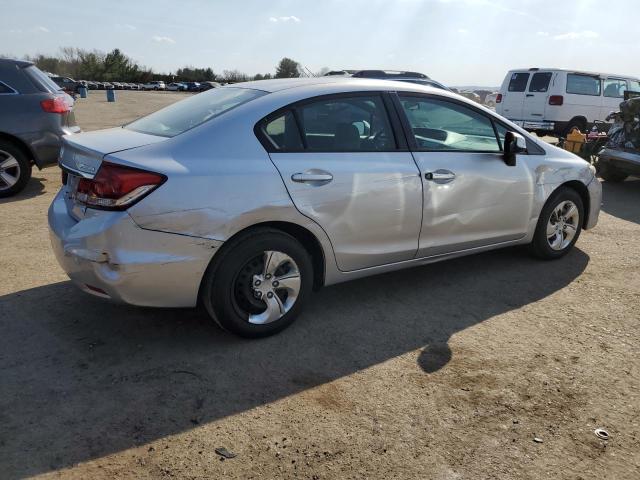 19XFB2F53DE225691 - 2013 HONDA CIVIC LX SILVER photo 3