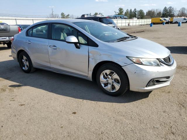 19XFB2F53DE225691 - 2013 HONDA CIVIC LX SILVER photo 4