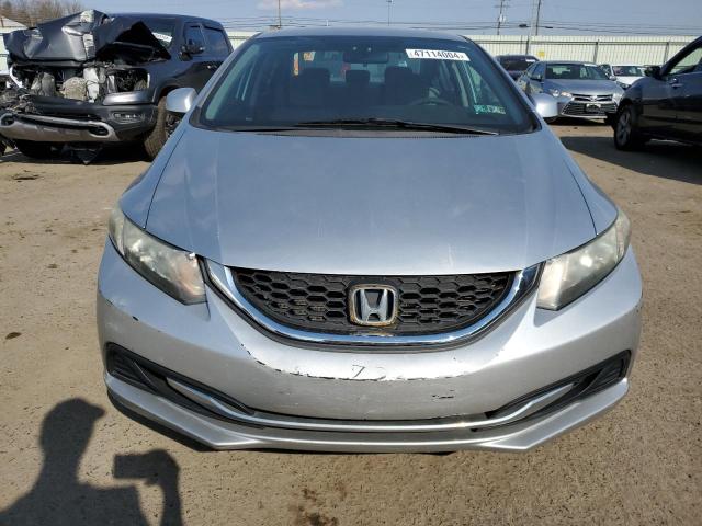 19XFB2F53DE225691 - 2013 HONDA CIVIC LX SILVER photo 5