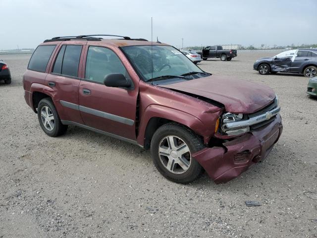 1GNDS13S852130710 - 2005 CHEVROLET TRAILBLAZE LS BURGUNDY photo 4