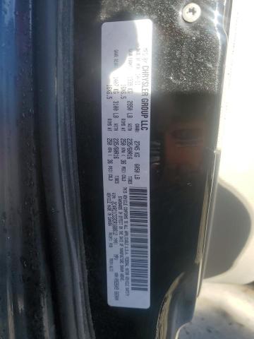 2C4RC1CG3CR168612 - 2012 CHRYSLER TOWN & COU TOURING L BLACK photo 14