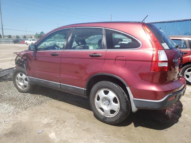 3CZRE38319G709483 - 2009 HONDA CR-V LX BURGUNDY photo 2