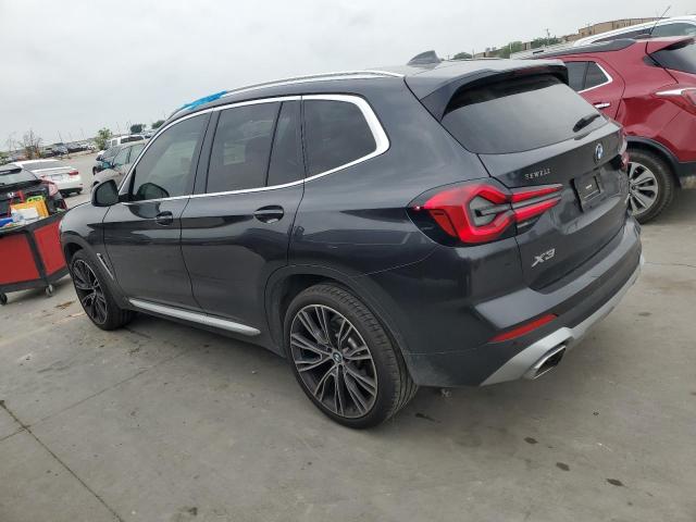 5UX43DP05N9J57305 - 2022 BMW X3 SDRIVE30I GRAY photo 2