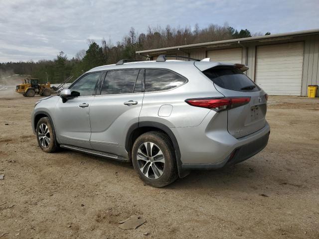 5TDGZRAH4MS035253 - 2021 TOYOTA HIGHLANDER XLE 银色 照片 2
