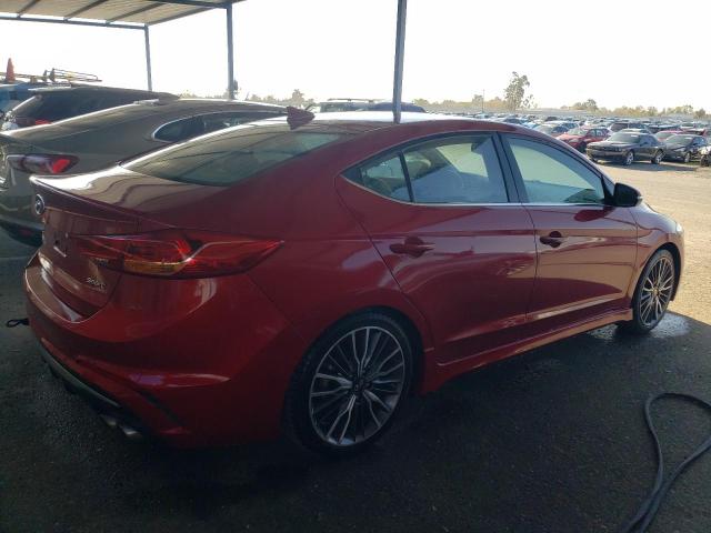 KMHD04LB7JU476208 - 2018 HYUNDAI ELANTRA SPORT RED photo 3