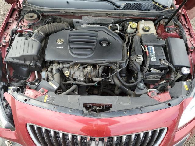 2G4GV5GV9D9218833 - 2013 BUICK REGAL GS RED photo 11