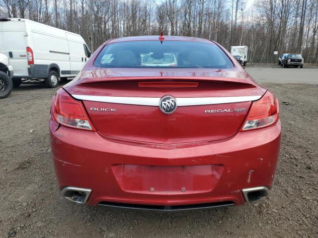 2G4GV5GV9D9218833 - 2013 BUICK REGAL GS Қызыл фото 6