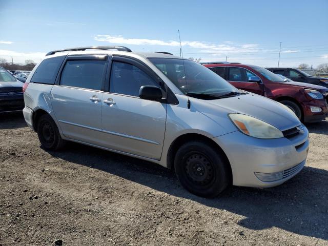 5TDZA23C25S272690 - 2005 TOYOTA SIENNA CE SILVER photo 4