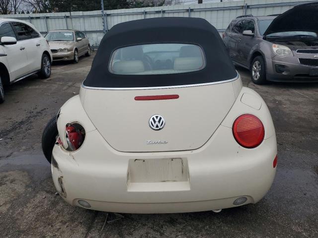 3VWCD31YX4M336584 - 2004 VOLKSWAGEN NEW BEETLE GLS CREAM photo 6