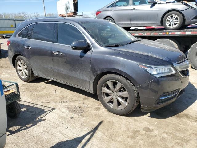 5FRYD4H93GB049513 - 2016 ACURA MDX ADVANCE CHARCOAL photo 4