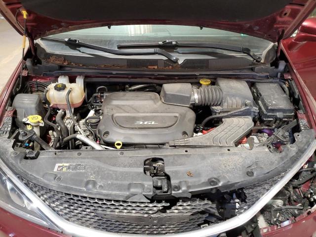 2C4RC1BG3HR665572 - 2017 CHRYSLER PACIFICA TOURING L RED photo 11