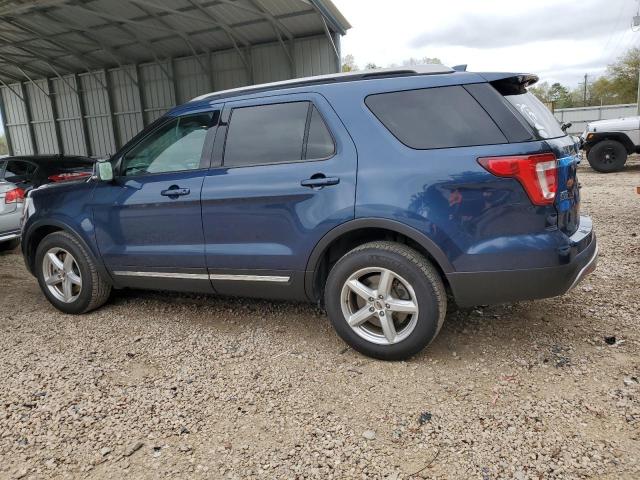 1FM5K8D89GGA85206 - 2016 FORD EXPLORER XLT BLUE photo 2