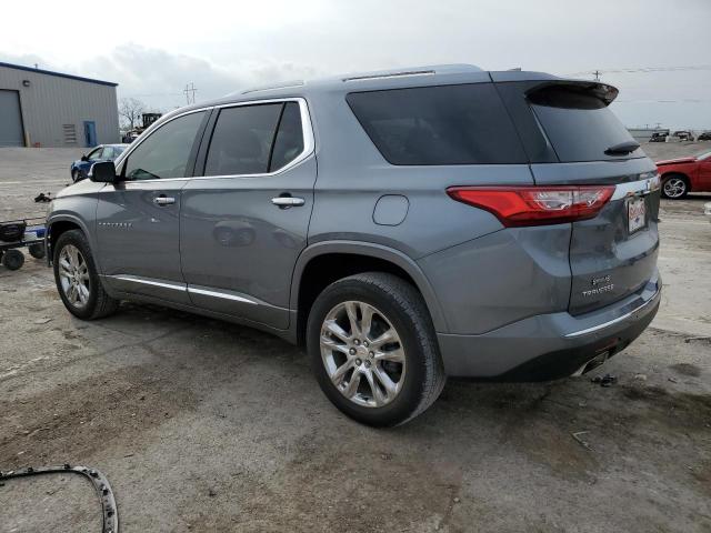 1GNERNKW3MJ242038 - 2021 CHEVROLET TRAVERSE HIGH COUNTRY GRAY photo 2