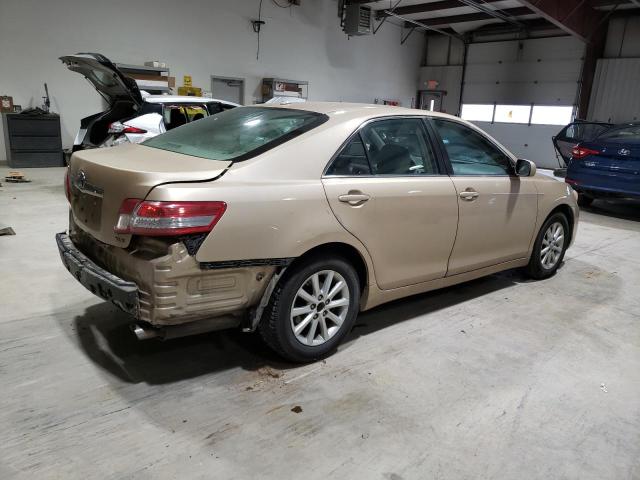 4T1BF3EK6BU213710 - 2011 TOYOTA CAMRY BASE TAN photo 3