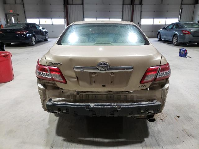 4T1BF3EK6BU213710 - 2011 TOYOTA CAMRY BASE TAN photo 6