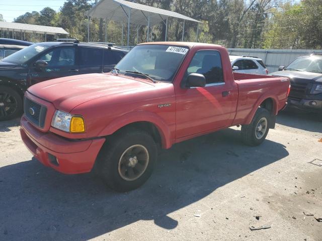 1FTYR10U25PA13803 - 2005 FORD RANGER RED photo 1