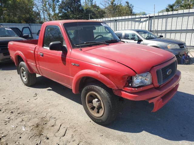 1FTYR10U25PA13803 - 2005 FORD RANGER RED photo 4