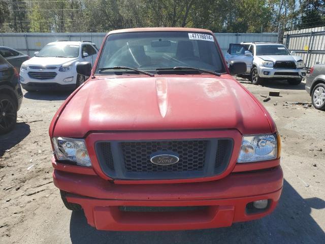 1FTYR10U25PA13803 - 2005 FORD RANGER RED photo 5