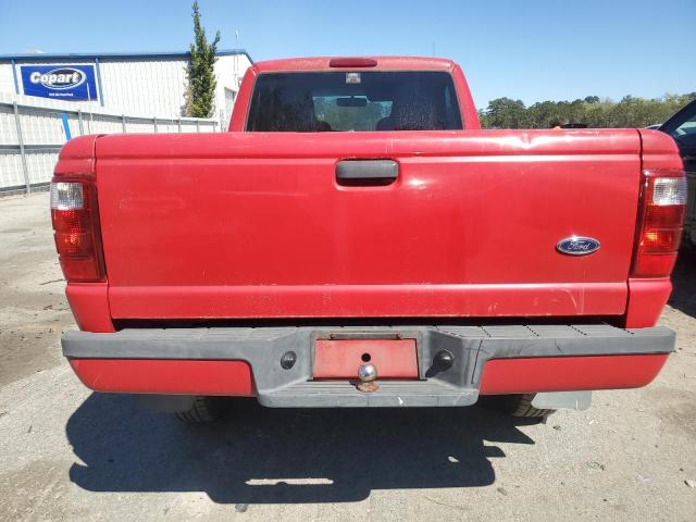 1FTYR10U25PA13803 - 2005 FORD RANGER RED photo 6
