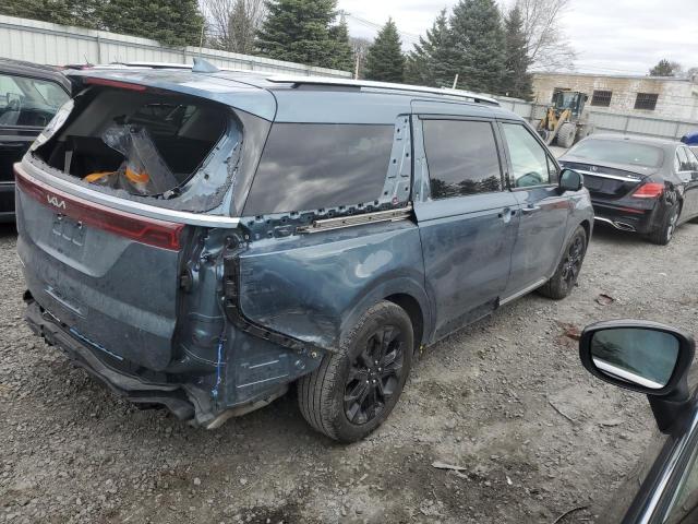 KNDNE5H31R6310994 - 2024 KIA CARNIVAL SX BLUE photo 3