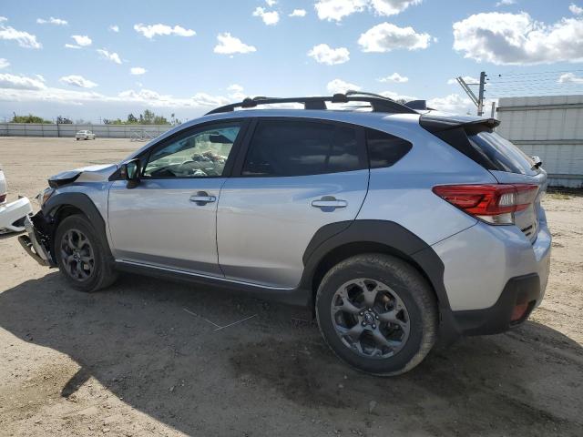 JF2GTHSC5NH288376 - 2022 SUBARU CROSSTREK SPORT SILVER photo 2