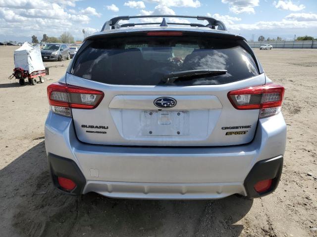 JF2GTHSC5NH288376 - 2022 SUBARU CROSSTREK SPORT SILVER photo 6