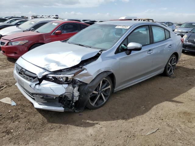 4S3GKAL63L3614767 - 2020 SUBARU IMPREZA SPORT SILVER photo 1