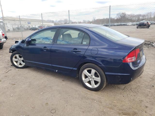 1HGFA16928L047108 - 2008 HONDA CIVIC EXL BLUE photo 2