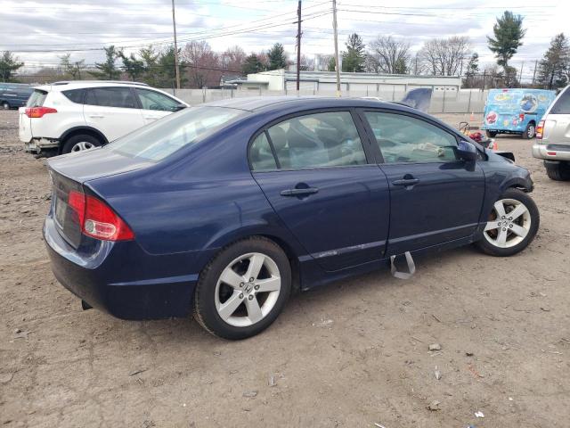 1HGFA16928L047108 - 2008 HONDA CIVIC EXL BLUE photo 3