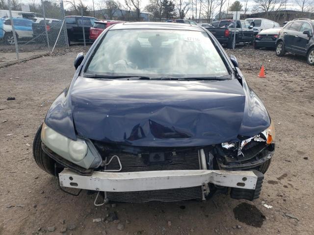 1HGFA16928L047108 - 2008 HONDA CIVIC EXL BLUE photo 5