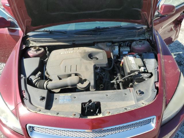 1G1ZE5EB3AF194157 - 2010 CHEVROLET MALIBU LTZ ბურგუნდია ფოტო 11