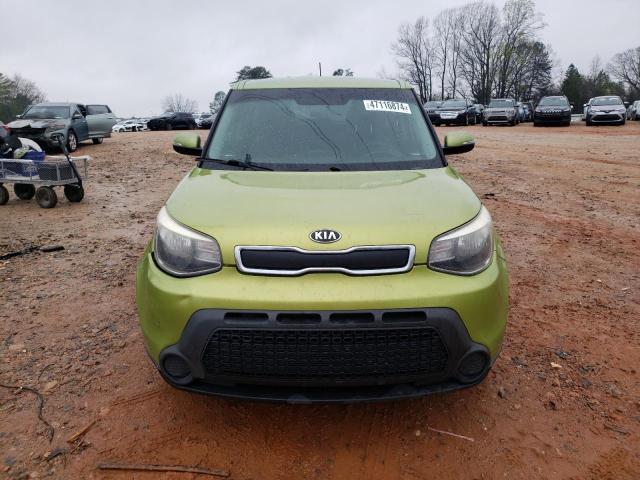 KNDJP3A5XE7747289 - 2014 KIA SOUL + GREEN photo 5