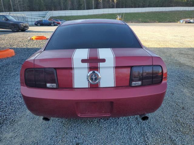 1ZVFT80NX65255842 - 2006 FORD MUSTANG RED photo 6