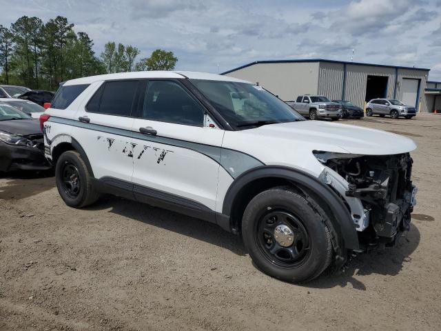 1FM5K8AB3MGA06835 - 2021 FORD EXPLORER POLICE INTERCEPTOR 白色 照片 4