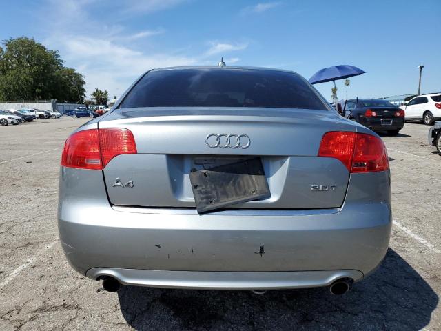 WAUAF78E08A164332 - 2008 AUDI A4 2.0T GRAY photo 6